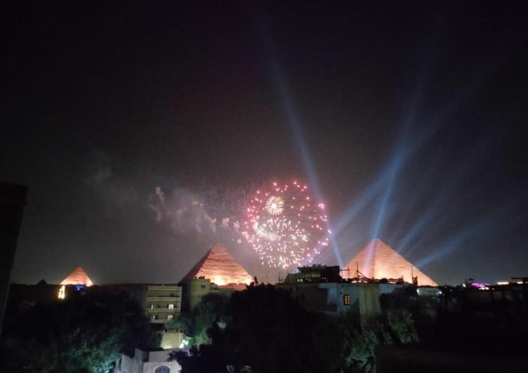 Andy Guest House Pyramids View Kafret el-Gabal Exteriör bild
